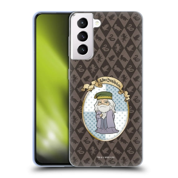 Head Case Designs Officially Licensed Harry Potter Deathly Hallows XXXVI Albus Dumbledore Soft Gel Case Compatible with Samsung Galaxy S21+ 5G