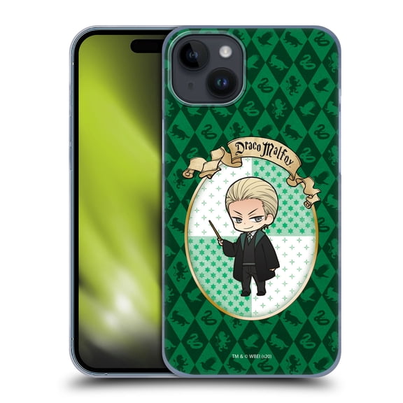 Head Case Designs Officially Licensed Harry Potter Deathly Hallows XXXVI Draco Malfoy Hard Back Case Compatible with Apple iPhone 15 Plus