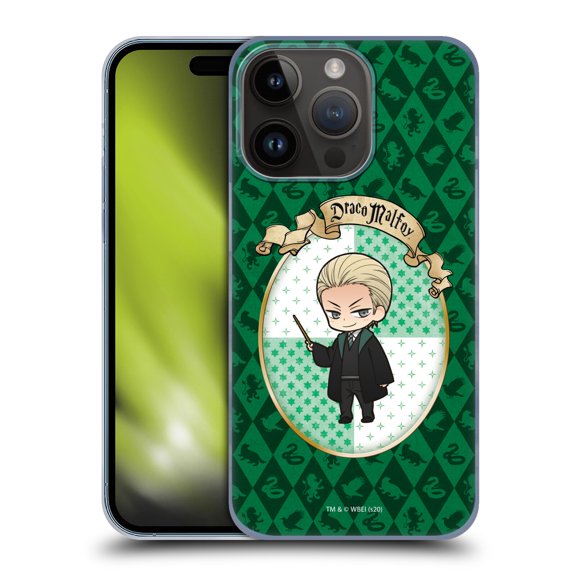 Head Case Designs Officially Licensed Harry Potter Deathly Hallows XXXVI Draco Malfoy Hard Back Case Compatible with Apple iPhone 15 Pro