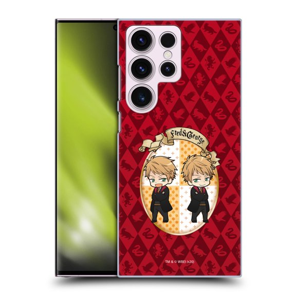 Head Case Designs Officially Licensed Harry Potter Deathly Hallows XXXVI Fred And George Hard Back Case Compatible with Samsung Galaxy S23 Ultra 5G