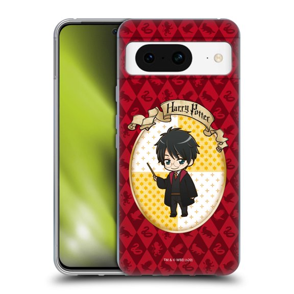 Head Case Designs Officially Licensed Harry Potter Deathly Hallows XXXVI Harry Soft Gel Case Compatible with Google Pixel 8
