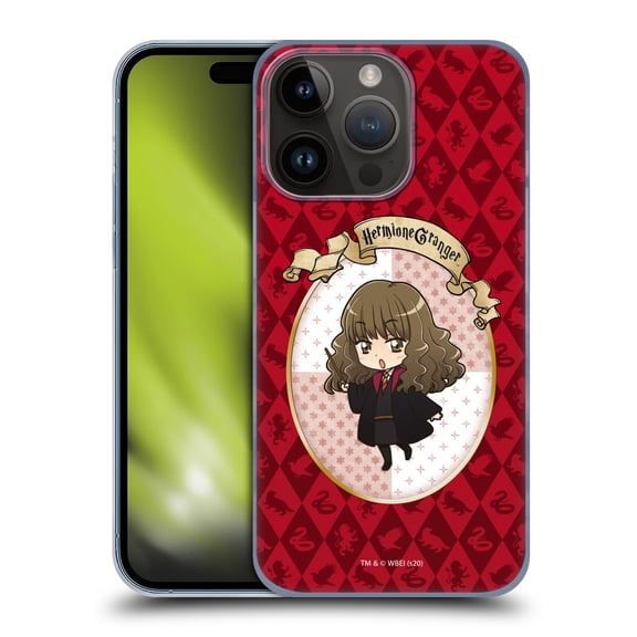 Head Case Designs Officially Licensed Harry Potter Deathly Hallows XXXVI Hermione Granger Hard Back Case Compatible with Apple iPhone 15 Pro
