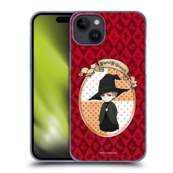 Head Case Designs Officially Licensed Harry Potter Deathly Hallows XXXVI Minerva Mcgonnagall Hard Back Case Compatible with Apple iPhone 15 Plus