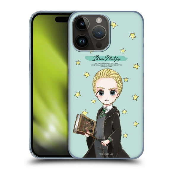 Head Case Designs Officially Licensed Harry Potter Deathly Hallows XXXVII Draco Malfoy Hard Back Case Compatible with Apple iPhone 15 Pro Max