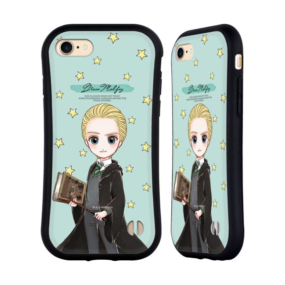 Head Case Designs Officially Licensed Harry Potter Deathly Hallows XXXVII Draco Malfoy Hybrid Case Compatible with Apple iPhone 7 / 8 / SE 2020 & 2022