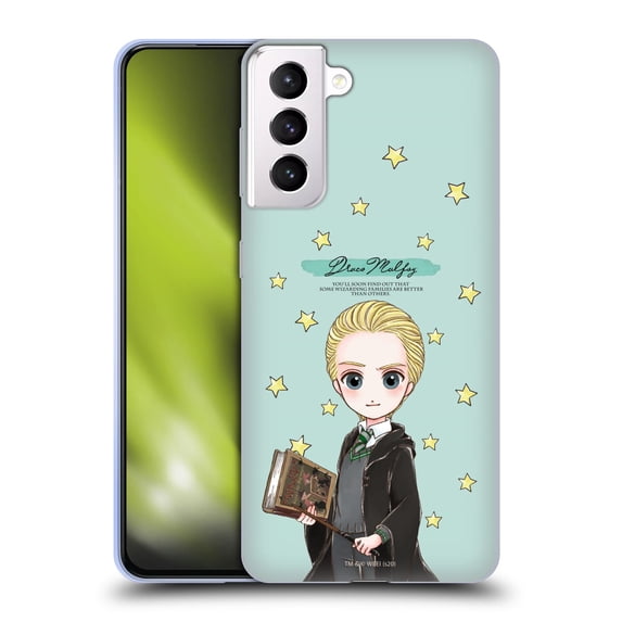 Head Case Designs Officially Licensed Harry Potter Deathly Hallows XXXVII Draco Malfoy Soft Gel Case Compatible with Samsung Galaxy S21+ 5G