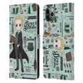 thumbnail image 1 of Head Case Designs Officially Licensed Harry Potter Deathly Hallows XXXVII Draco Pattern Leather Book Wallet Case Cover Compatible with Apple iPhone 11 Pro Max, 1 of 6