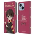 thumbnail image 1 of Head Case Designs Officially Licensed Harry Potter Deathly Hallows XXXVII Harry Leather Book Wallet Case Cover Compatible with Apple iPhone 14 Plus, 1 of 6