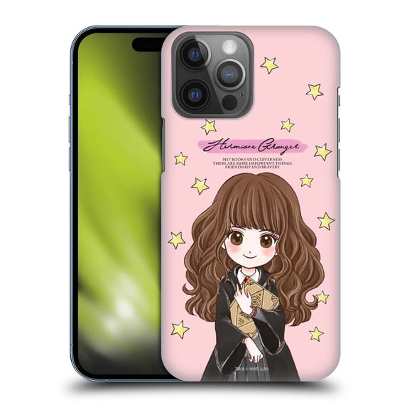 Head Case Designs Officially Licensed Harry Potter Deathly Hallows XXXVII Hermione Granger Hard Back Case Compatible with Apple iPhone 14 Pro Max