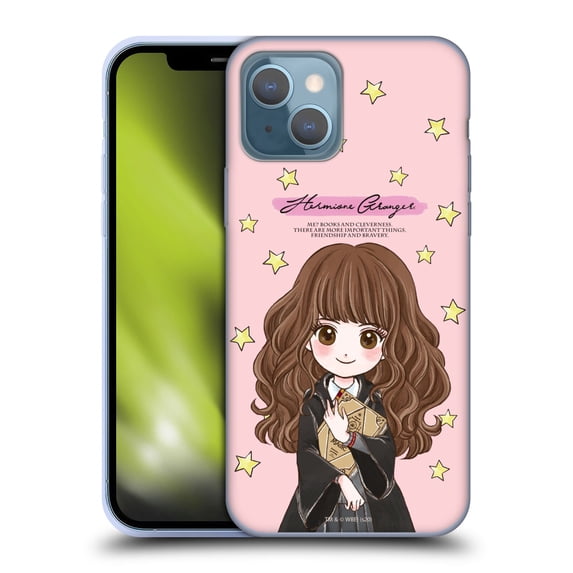 Head Case Designs Officially Licensed Harry Potter Deathly Hallows XXXVII Hermione Granger Soft Gel Case Compatible with Apple iPhone 13