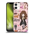 thumbnail image 1 of Head Case Designs Officially Licensed Harry Potter Deathly Hallows XXXVII Hermione Pattern Hard Back Case Compatible with Apple iPhone 12 Mini, 1 of 7