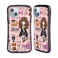 thumbnail image 1 of Head Case Designs Officially Licensed Harry Potter Deathly Hallows XXXVII Hermione Pattern Hybrid Case Compatible with Apple iPhone 14, 1 of 7
