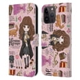 thumbnail image 1 of Head Case Designs Officially Licensed Harry Potter Deathly Hallows XXXVII Hermione Pattern Leather Book Wallet Case Cover Compatible with Apple iPhone 15 Pro Max, 1 of 6