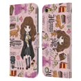 thumbnail image 1 of Head Case Designs Officially Licensed Harry Potter Deathly Hallows XXXVII Hermione Pattern Leather Book Wallet Case Cover Compatible with Apple iPod Touch 5G 5th Gen, 1 of 6