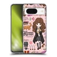thumbnail image 1 of Head Case Designs Officially Licensed Harry Potter Deathly Hallows XXXVII Hermione Pattern Soft Gel Case Compatible with Google Pixel 8, 1 of 7