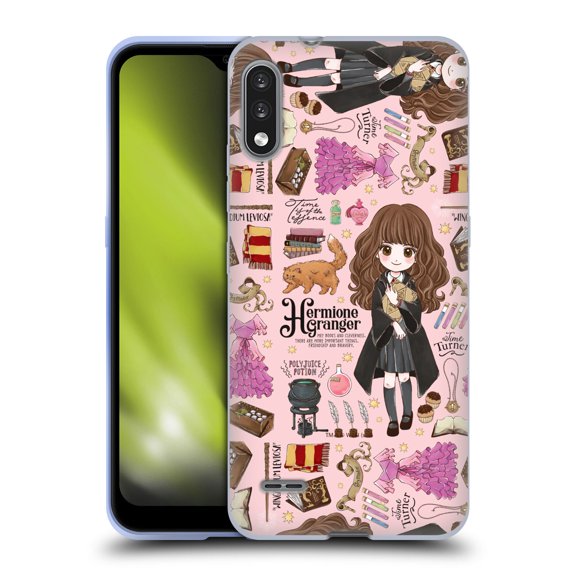 Head Case Designs Officially Licensed Harry Potter Deathly Hallows XXXVII Hermione Pattern Soft Gel Case Compatible with LG LG K22