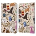 thumbnail image 1 of Head Case Designs Officially Licensed Harry Potter Deathly Hallows XXXVII Hogwarts Pattern Leather Book Wallet Case Compatible with Apple iPad 9.7 2017 / iPad 9.7 2018, 1 of 6