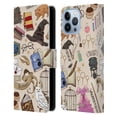 thumbnail image 1 of Head Case Designs Officially Licensed Harry Potter Deathly Hallows XXXVII Hogwarts Pattern Leather Book Wallet Case Cover Compatible with Apple iPhone 13 Pro Max, 1 of 6