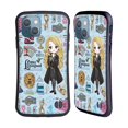 thumbnail image 1 of Head Case Designs Officially Licensed Harry Potter Deathly Hallows XXXVII Luna Pattern Hybrid Case Compatible with Apple iPhone 13, 1 of 7