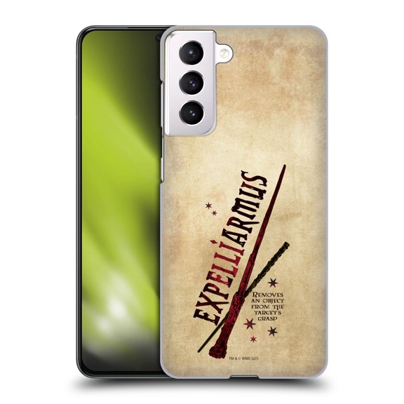 Head Case Designs Officially Licensed Harry Potter Goblet Of Fire IV Expelliarmus Hard Back Case Compatible with Samsung Galaxy S21 5G