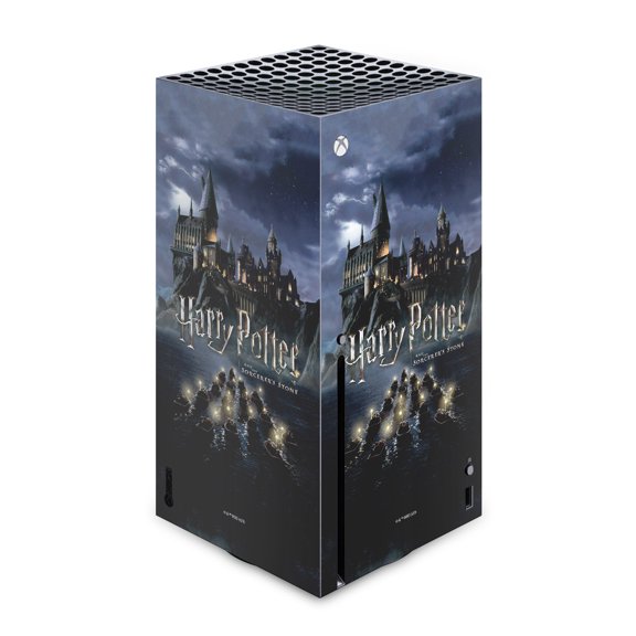 Head Case Designs Officially Licensed Harry Potter Graphics Castle Vinyl Sticker Skin Decal Cover Compatible with Microsoft Xbox Series X