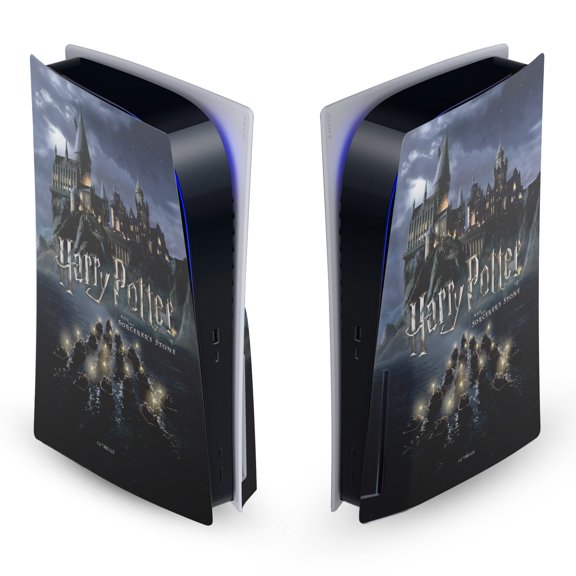 Head Case Designs Officially Licensed Harry Potter Graphics Castle Vinyl Sticker Skin Decal Cover Compatible with Sony PS5 Disc Edition Console