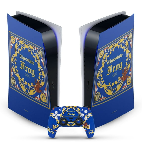 Head Case Designs Officially Licensed Harry Potter Graphics Chocolate Frog Vinyl Sticker Skin Decal Cover Compatible with Sony PS5 Digital Edition Bundle