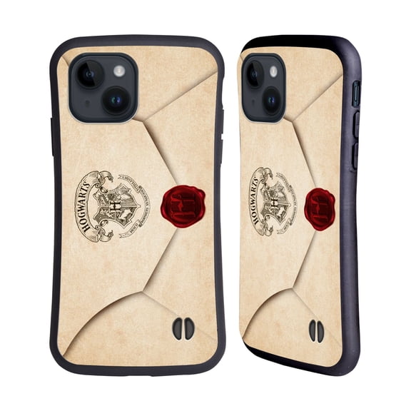 Head Case Designs Officially Licensed Harry Potter Hogwarts Letter Envelope Acceptance Parchment Hybrid Case Compatible with Apple iPhone 15
