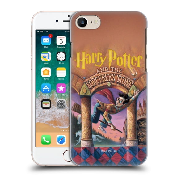 Head Case Designs Officially Licensed Harry Potter Literary Covers Sorcerer's Stone Hard Back Case Compatible with Apple iPhone 7 / 8 / SE 2020 & 2022
