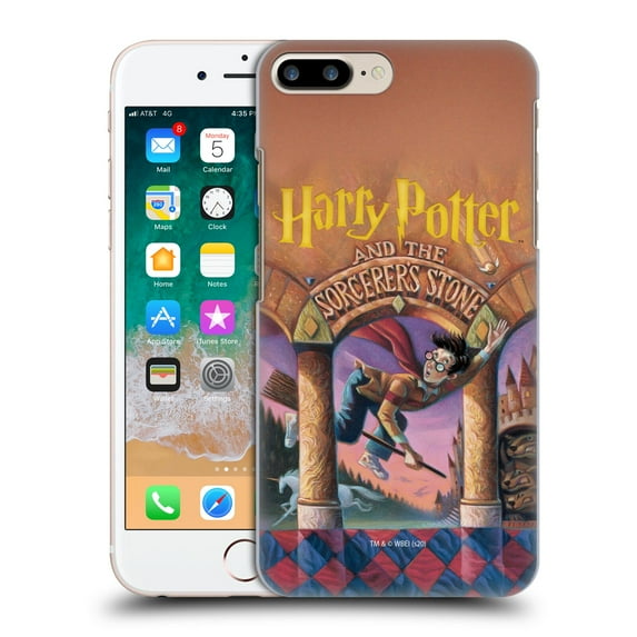 Head Case Designs Officially Licensed Harry Potter Literary Covers Sorcerer's Stone Hard Back Case Compatible with Apple iPhone 7 Plus / iPhone 8 Plus