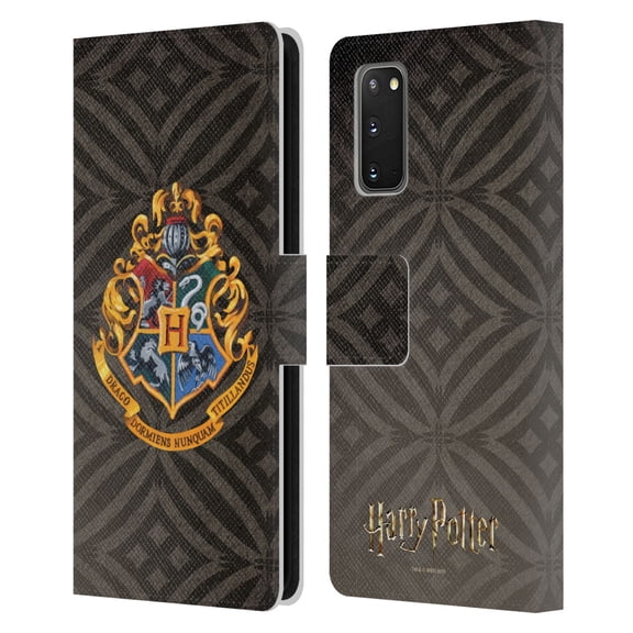 Head Case Designs Officially Licensed Harry Potter Prisoner Of Azkaban I Hogwarts Crest Leather Book Wallet Case Cover Compatible with Samsung Galaxy S20 / S20 5G