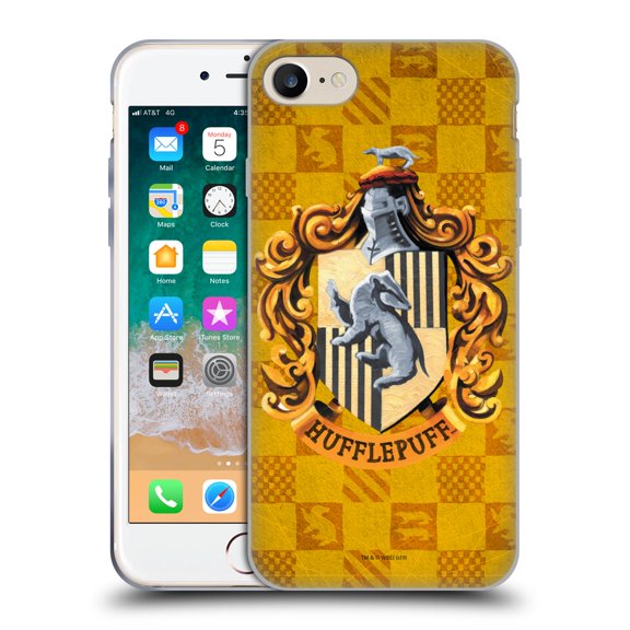 Head Case Designs Officially Licensed Harry Potter Prisoner Of Azkaban I Hufflepuff Crest Soft Gel Case Compatible with Apple iPhone 7 / 8 / SE 2020 & 2022