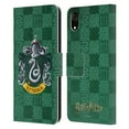 thumbnail image 1 of Head Case Designs Officially Licensed Harry Potter Prisoner Of Azkaban I Slytherin Crest Leather Book Wallet Case Cover Compatible with Apple iPhone XR, 1 of 6
