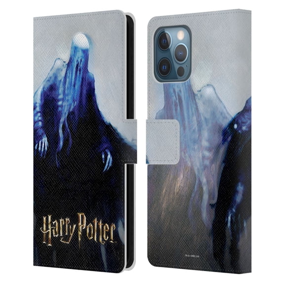 Head Case Designs Officially Licensed Harry Potter Prisoner Of Azkaban II Dementor Leather Book Wallet Case Cover Compatible with Apple iPhone 12 Pro Max