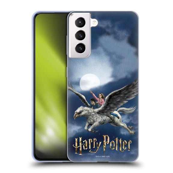 Head Case Designs Officially Licensed Harry Potter Prisoner Of Azkaban VI Flying Buckbeak Soft Gel Case Compatible with Samsung Samsung Galaxy S21+ 5G