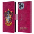 thumbnail image 1 of Head Case Designs Officially Licensed Harry Potter Prisoner Of Azkaban I Gryffindor Crest Leather Book Wallet Case Cover Compatible with Apple iPhone 14, 1 of 6