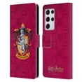 thumbnail image 1 of Head Case Designs Officially Licensed Harry Potter Prisoner Of Azkaban I Gryffindor Crest Leather Book Wallet Case Cover Compatible with Samsung Galaxy S21 Ultra 5G, 1 of 6