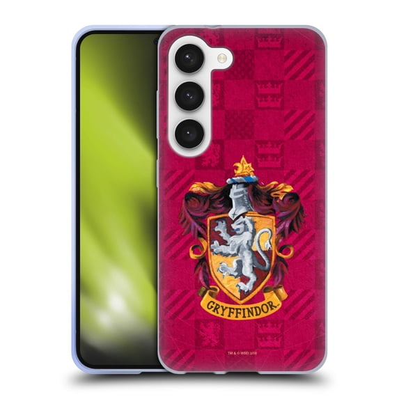 Head Case Designs Officially Licensed Harry Potter Prisoner Of Azkaban I Gryffindor Crest Soft Gel Case Compatible with Samsung Galaxy S23 5G