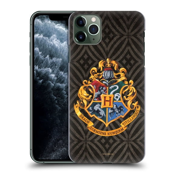 Head Case Designs Officially Licensed Harry Potter Prisoner Of Azkaban I Hogwarts Crest Hard Back Case Compatible with Apple iPhone 11 Pro Max