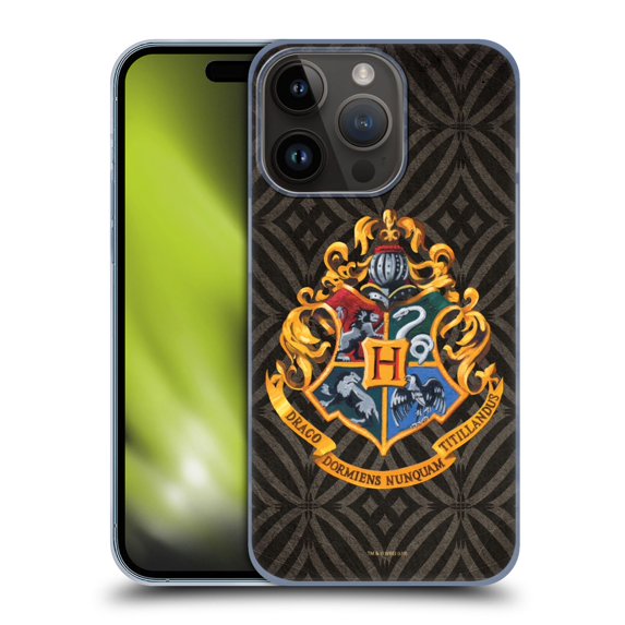 Head Case Designs Officially Licensed Harry Potter Prisoner Of Azkaban I Hogwarts Crest Hard Back Case Compatible with Apple iPhone 15 Pro
