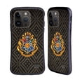 thumbnail image 1 of Head Case Designs Officially Licensed Harry Potter Prisoner Of Azkaban I Hogwarts Crest Hybrid Case Compatible with Apple iPhone 15 Pro, 1 of 7
