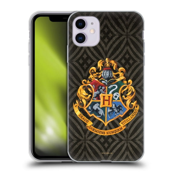 Head Case Designs Officially Licensed Harry Potter Prisoner Of Azkaban I Hogwarts Crest Soft Gel Case Compatible with Apple iPhone 11