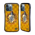 thumbnail image 1 of Head Case Designs Officially Licensed Harry Potter Prisoner Of Azkaban I Hufflepuff Crest Hybrid Case Compatible with Apple iPhone 13 Pro, 1 of 7