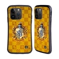 thumbnail image 1 of Head Case Designs Officially Licensed Harry Potter Prisoner Of Azkaban I Hufflepuff Crest Hybrid Case Compatible with Apple iPhone 15 Pro, 1 of 7