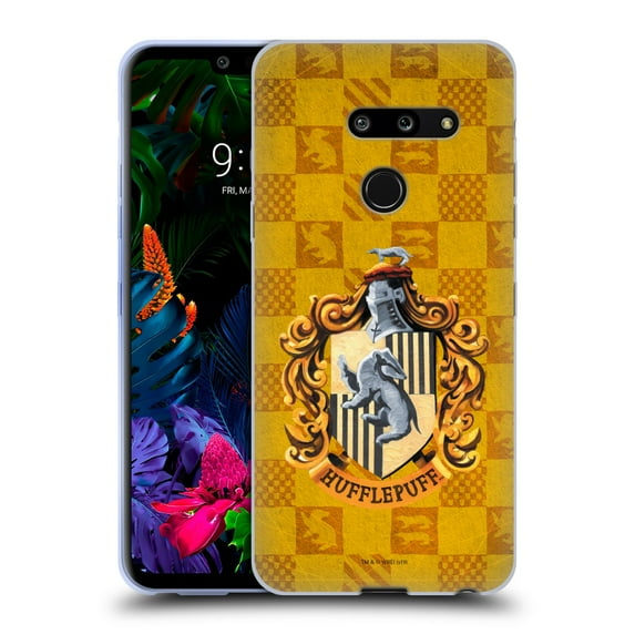 Head Case Designs Officially Licensed Harry Potter Prisoner Of Azkaban I Hufflepuff Crest Soft Gel Case Compatible with LG G8 ThinQ