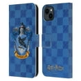thumbnail image 1 of Head Case Designs Officially Licensed Harry Potter Prisoner Of Azkaban I Ravenclaw Crest Leather Book Wallet Case Cover Compatible with Apple iPhone 15 Plus, 1 of 6