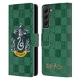 thumbnail image 1 of Head Case Designs Officially Licensed Harry Potter Prisoner Of Azkaban I Slytherin Crest Leather Book Wallet Case Cover Compatible with Samsung Galaxy S22+ 5G, 1 of 6