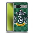 thumbnail image 1 of Head Case Designs Officially Licensed Harry Potter Prisoner Of Azkaban I Slytherin Crest Soft Gel Case Compatible with Google Pixel 7a, 1 of 7