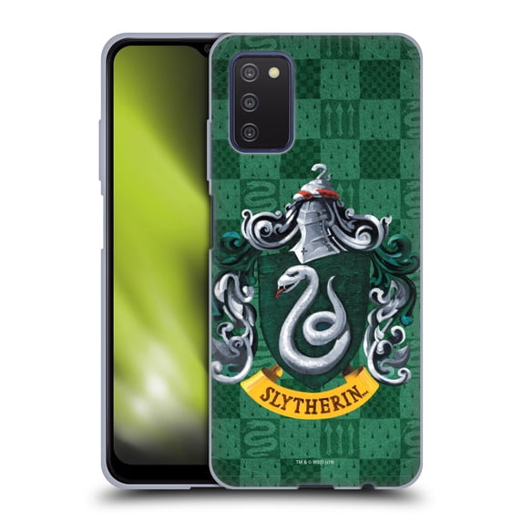 Head Case Designs Officially Licensed Harry Potter Prisoner Of Azkaban I Slytherin Crest Soft Gel Case Compatible with Samsung Galaxy A03s (2021)