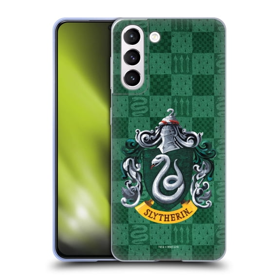 Head Case Designs Officially Licensed Harry Potter Prisoner Of Azkaban I Slytherin Crest Soft Gel Case Compatible with Samsung Galaxy S21 5G